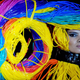 Illustration for article titled Ethernet Cable Fashion Show Looks Like A Data Center Disaster